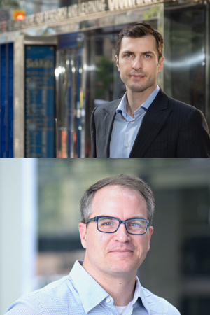 Headshots of Gregory Costain and Jim Dowling