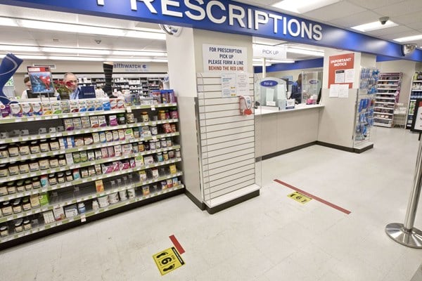 Shoppers Drug Mart pharmacy and prescriptions section