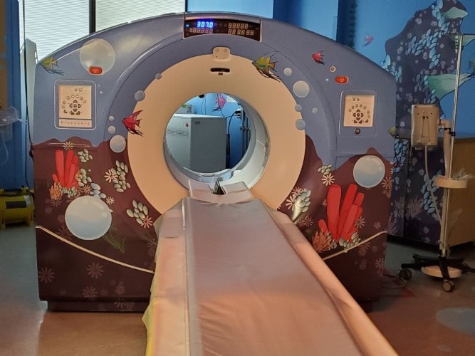 PET machine at SickKids