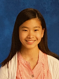 16-year-old Rianna Zhu smiling in a school photo.