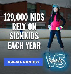 A child standing on an ice rink with her hands on her hips. The text reads, 
