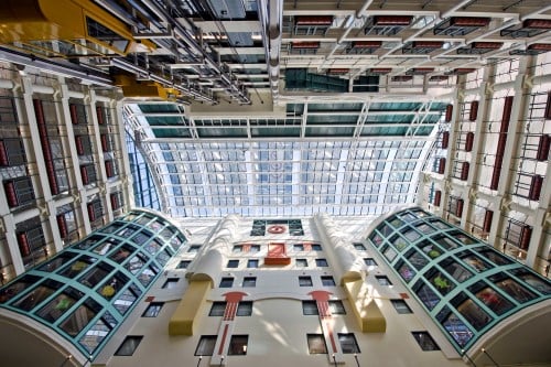 inside of SickKids Atrium