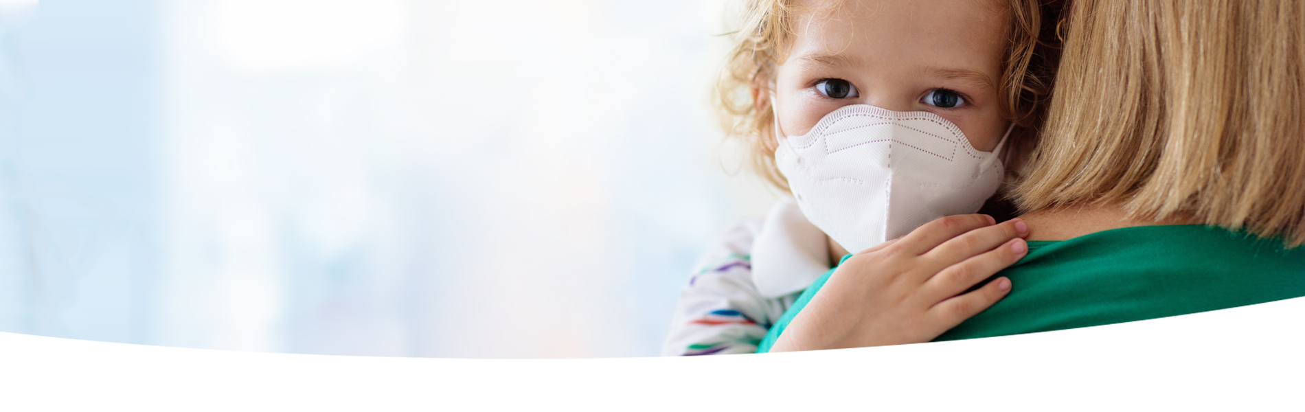 Boy wearing a mask