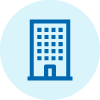 hospital building and core facilities icon