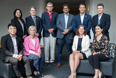 MP Sonia Sidhu, Dave Prowten, Dr. Felix Ratjen, Dr. Farid Mahmud, PS Adam van Koeverden, Dr. Stephen Scherer, Frank Ong, Dr. Diane Wherrett, Jessica Diniz, Brittany Marbain