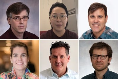 Six staff headshots grouped together in one image.