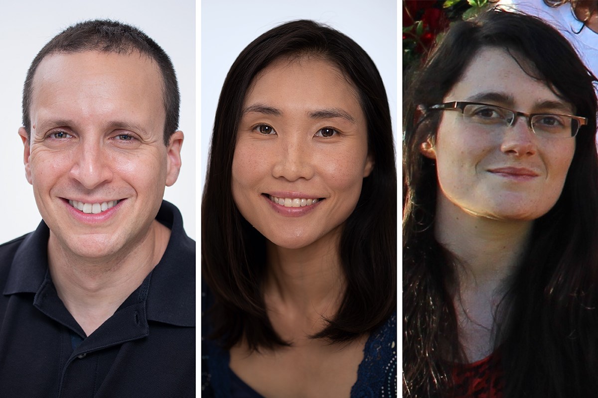 Three headshots side by side.