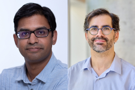 Headshots of Drs. Dilan Dissanayake and Fabien Touzot