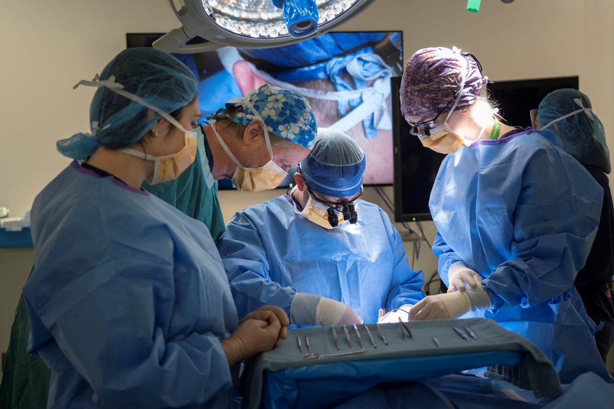 SickKids surgeons at the operating table