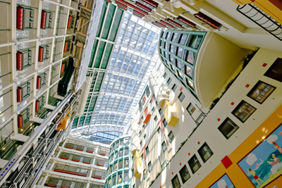 SickKids hospital atrium interior